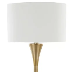 Outlet Kirklands Home Metal Hourglass Floor Lamp Gold