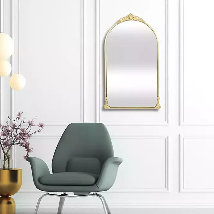 Sale Kirklands Home Metal Modern Victorian Wall Mirror Gold