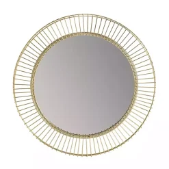 Clearance Kirklands Home Gold Metal Sunbeam Wall Mirror