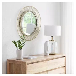 Clearance Kirklands Home Gold Metal Sunbeam Wall Mirror