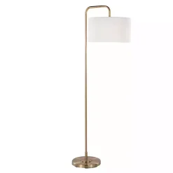 Outlet Kirklands Home Gold Modern Arch Floor Lamp White