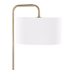 Outlet Kirklands Home Gold Modern Arch Floor Lamp White