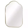 Kirklands Home Gold Rounded Arch Wall Mirror