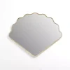 Hot Kirklands Home Gold Scalloped Seashell Wall Mirror