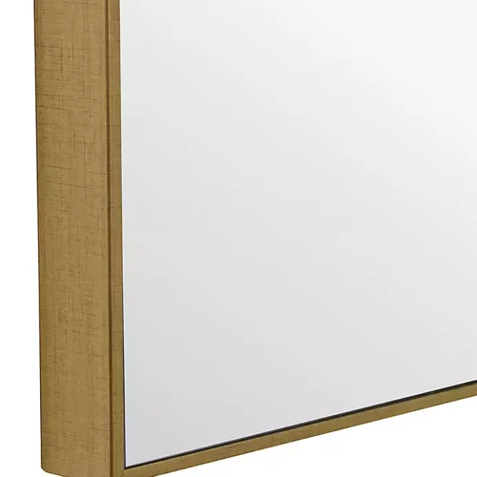 Hot Kirklands Home Simple Frame Rectangle Wall Mirror Gold