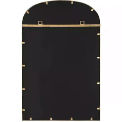 Sale Kirklands Home Gold Simple Round Top Wall Mirror