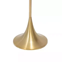 Best Kirklands Home Gold Sleek Modern Floor Lamp White