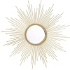 Online Kirklands Home Gold Sunburst Nahla Wall Mirror