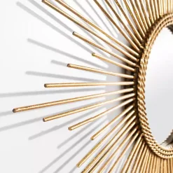 Online Kirklands Home Gold Sunburst Nahla Wall Mirror