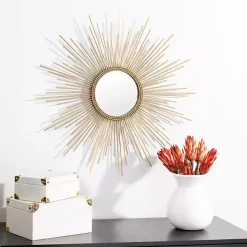 Online Kirklands Home Gold Sunburst Nahla Wall Mirror
