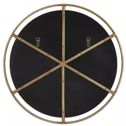 Online Kirklands Home Gold Suspended Round Wall Mirror