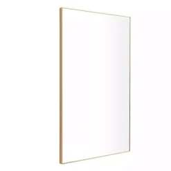 Sale Kirklands Home Gold Wood Rectangular Wall Mirror, 24x40 in.