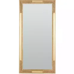 Discount Kirklands Home Golden Carved Textured Wall Mirror