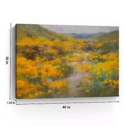 Online Kirklands Home Golden Explosion Canvas Art Print