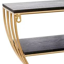 Hot Kirklands Home Golden Half Moon Wall Shelves