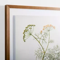 Hot Kirklands Home Golden Leaves Herbs Dill Framed Art Print
