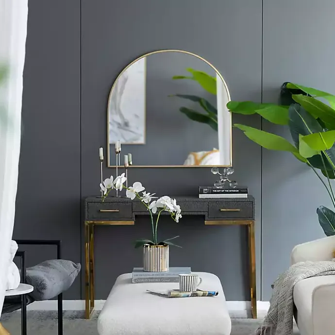 Sale Kirklands Home en Wide Arched Wall Mirror Gold