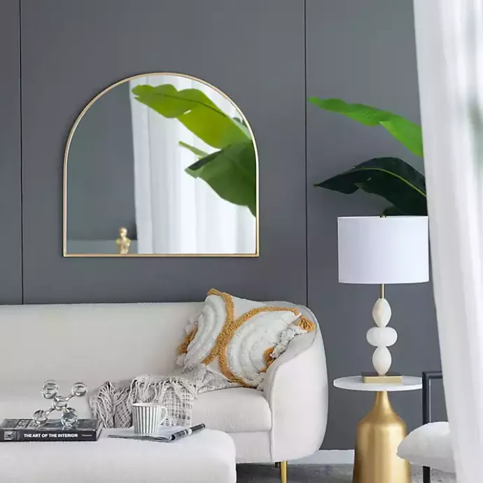 Sale Kirklands Home en Wide Arched Wall Mirror Gold