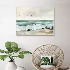 Online Kirklands Home Graceful Sea Framed Canvas Art Print