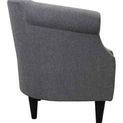Discount Kirklands Home Granite Lorie Accent Chair Gray