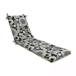 New Kirklands Home Graphite Floral Outdoor Chaise Cushion