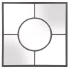 Clearance Kirklands Home Graphite Metal Geometric Square Wall Mirror