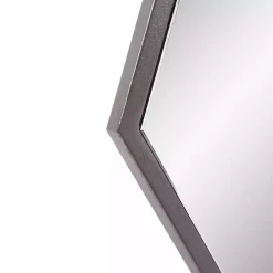 Hot Kirklands Home Graphite Metal Hexagonal Mirror