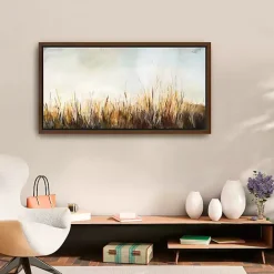 Outlet Kirklands Home Grass in the Breeze Framed Canvas Art Print