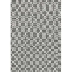 New Kirklands Home Gray & White Trellis Indoor/Outdoor Rug, 5x8