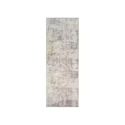 Kirklands Home Abstract Woven Runner Gray