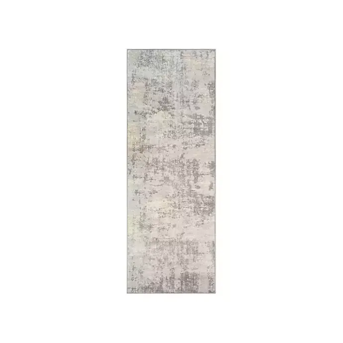 Kirklands Home Abstract Woven Runner Gray