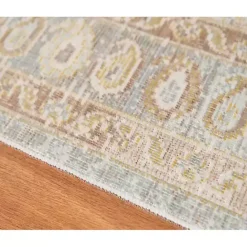 Best Kirklands Home Gray and Beige Vintage Medallion Area Rug, 5x7