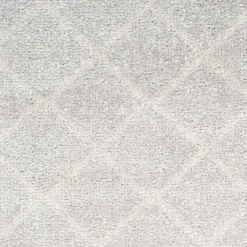 Discount Kirklands Home Gray and Ivory Moroccan Trellis Area Rug, 7x9