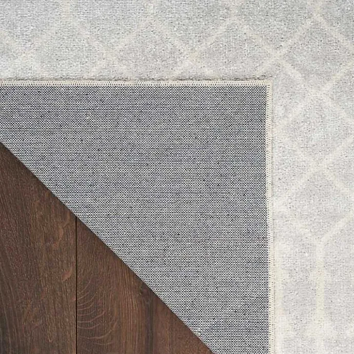 Sale Kirklands Home Gray and Ivory Moroccan Trellis Area Rug, 9x12