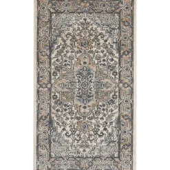 Online Kirklands Home and Ivory Nadia Medallion Area Rug, 2x4 Gray