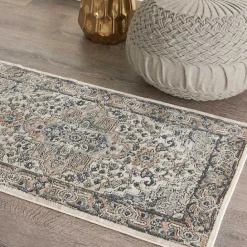 Online Kirklands Home and Ivory Nadia Medallion Area Rug, 2x4 Gray