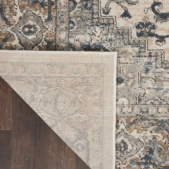 Hot Kirklands Home and Ivory Nadia Medallion Runner, 2x10 Gray