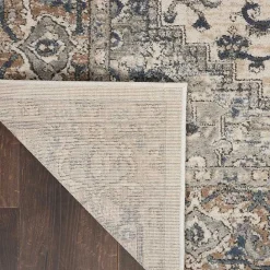 Discount Kirklands Home and Ivory Nadia Medallion Area Rug, 7x9 Gray