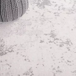 Online Kirklands Home Gray and Ivory Whisper Abstract Runner, 2x8