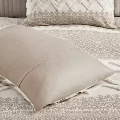 Discount Kirklands Home and White 3-pc. Full/Queen Duvet Set Gray