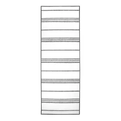 Best Kirklands Home Gray and White Stripe Washable Runner, 2x7
