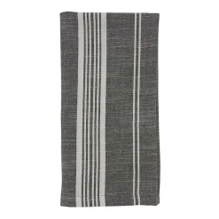 Kirklands Home and White Striped Napkins, Set of 4 Gray