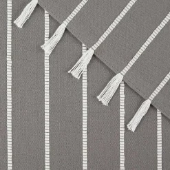 Online Kirklands Home and White Striped Placemats, Set of 4 Gray