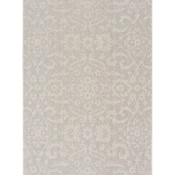 Discount Kirklands Home Auckland Damask Outdoor Area Rug, 5x7 Gray