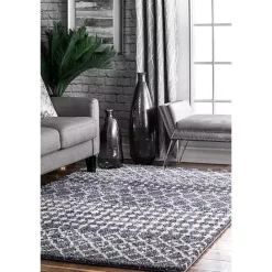 Discount Kirklands Home Barbara Moroccan Area Rug, 5x8 Gray