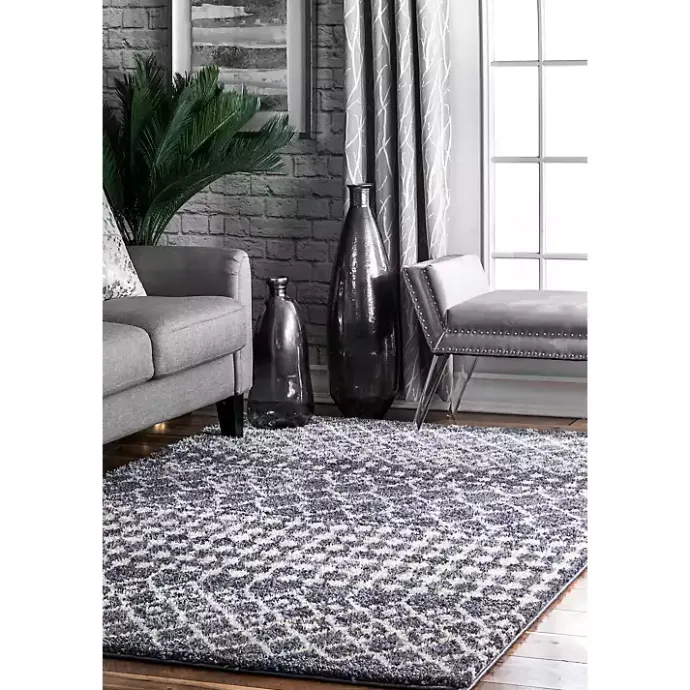 Discount Kirklands Home Barbara Moroccan Area Rug, 5x8 Gray