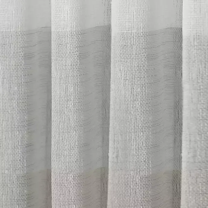 Best Kirklands Home Gray Becky Curtain Panel Set, 108 in.