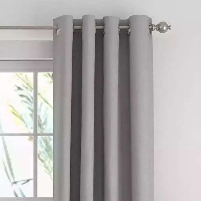 New Kirklands Home Blackout Curtains, 84 in. Gray