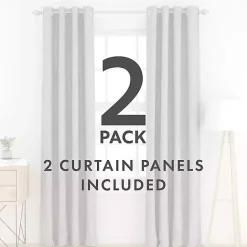 New Kirklands Home Blackout Curtains, 84 in. Gray