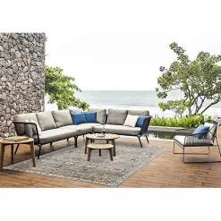 New Kirklands Home Bohemian Area Rug, 7x9 Gray